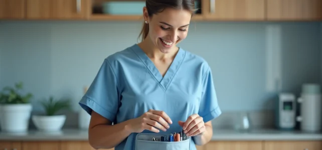 Réaliser une pochette pratique pour infirmière : tuto couture simple et détaillé Réaliser une pochette pratique pour infirmière : tuto couture simple et détaillé